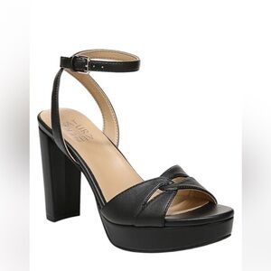 Naturalizer Nevena Black Platform Heels Sz 11 BNWB